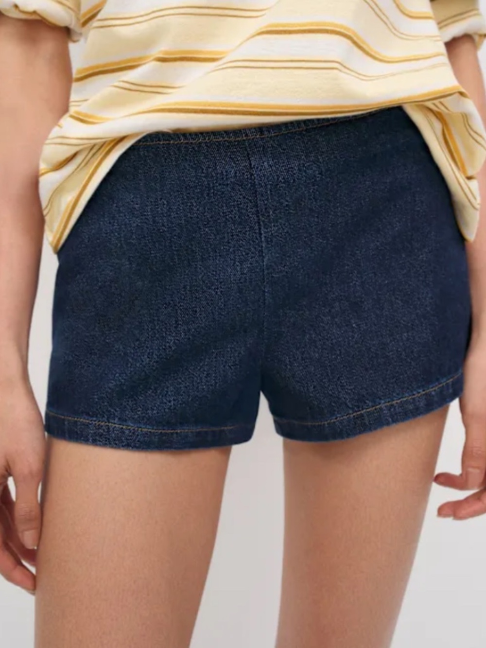 Reformation June 2" Low Rise Denim Shorts